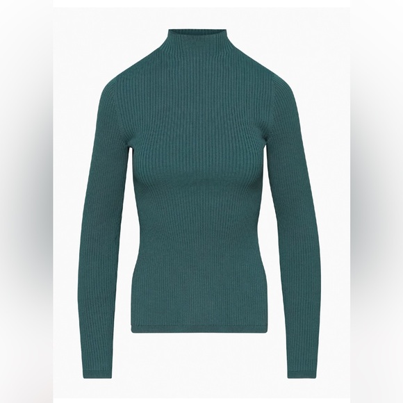 Aritzia Babaton Sculpt Knit Tie-back Longsleeve - Picture 3 of 9
